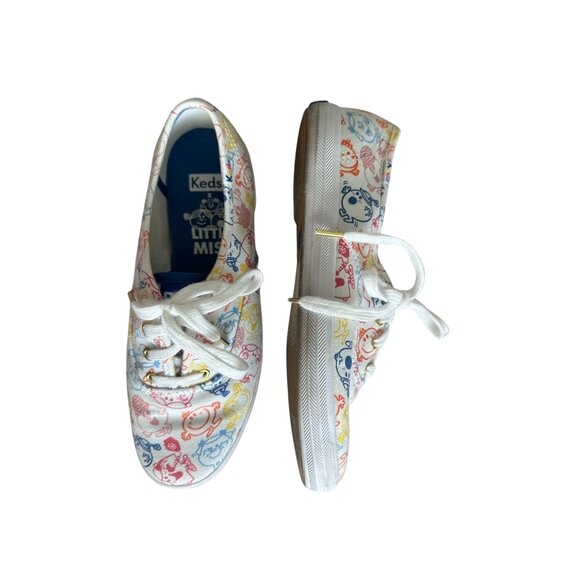 KEDS X Little Miss Multicolor Print Lace Up Sneakers Size 5.5 - Picture 4 of 6